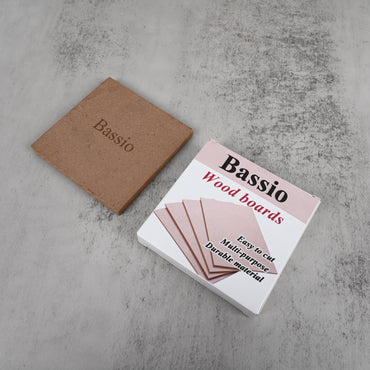 Bassio High-Quality Wooden Plank – Sanded Solid Wood Board for DIY Projects, Furniture Building, Crafts & Home Improvement