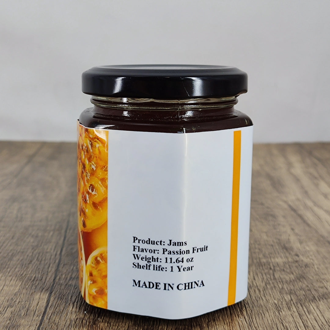 VENNLY Natural Passion Fruit Jam - Tropical and Tangy (11.6 OZ Jar)