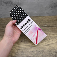 Vanwalk Paper Bags for Packaging Black Kraft Paper Bags with Sturdy Handles for Gifts Retail and Party Favors