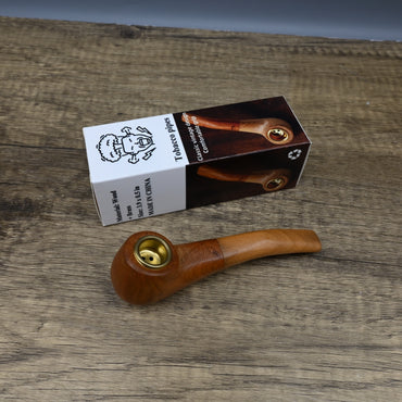 Premium Wooden Tobacco Pipes Handcrafted Briar Wood Smooth Smoking Experience