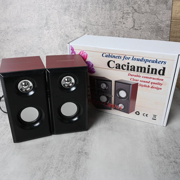 Caciamind High-Performance Speaker Cabinet Clear Sound Enclosure for Home
