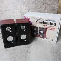 Caciamind High-Performance Speaker Cabinet Clear Sound Enclosure for Home