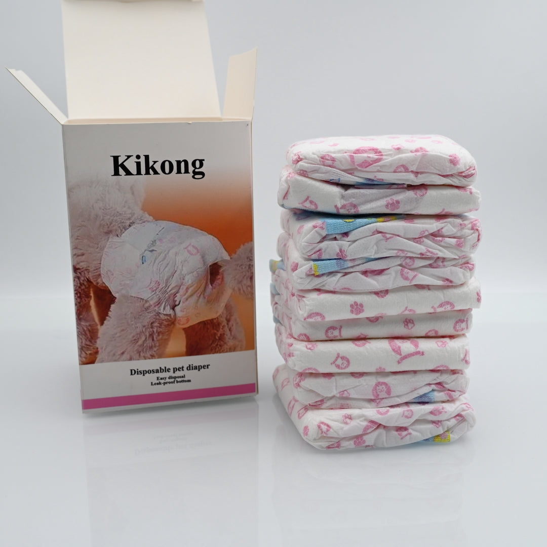 Kikong Disposable Pet Diapers - Comfortable and Secure Protection for Your Pet