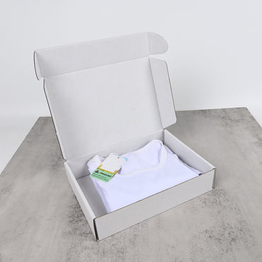 AZ ANZOO Classic White Cotton T‑Shirt – Short‑Sleeve Crewneck Tee Soft & Breathable Everyday Wear