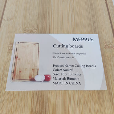 MEPPLE Eco-Friendly Bamboo Cutting Board for All Your Kitchen Needs