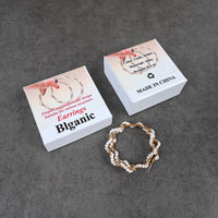 Blganic Trendy Women's Fashion Earrings Elegant Sparkling Earrings Lightweight & Stylish for Daily Wear