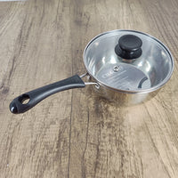 CHACHO High-Quality Stainless Steel Cooking Pot – Durable Construction & Modern Design, 6.2 Inches, Silver