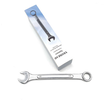 YEOXEAH Spanners Silver Carbon Steel 24Cm Metric Standard Solid Construction Precise Jaw Hand Tool Spanners