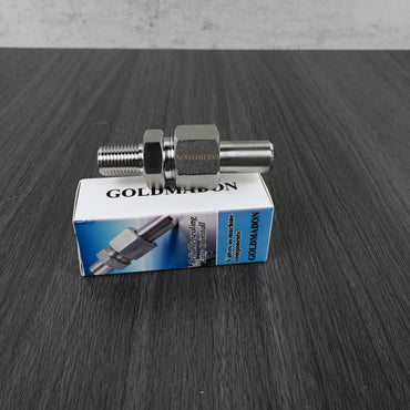 GOLDMADON Stainless Steel Valve 1/4 Inch for Machine Components Durable Corrosion Resistant and Leak Proof