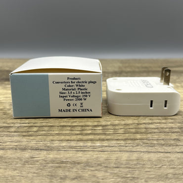 ARFKD Universal Travel Converters for Electric Plugs with USB Charging Ports