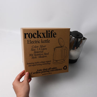 rockxlife Electric Kettles Fast Boiling Electric Tea Kettles with Auto Shutoff Cordless Modern Electric Water Kettles