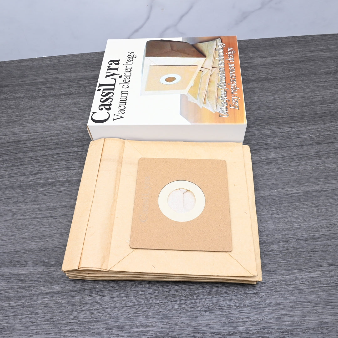 CassiLyra Professional Paper Universal Vacuum Cleaner Bags - High-Efficiency Dust Collection Bags