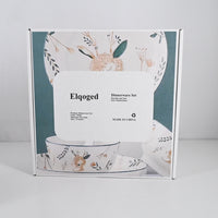 Elqoged Elegant Porcelain Dishes - The Perfect Addition for Every Dining Occasion, Adding Style andistication to Your Table Setting