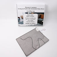 Deconovo's purpose: Saving our Earth with Sustainable Home Decor Premium Soft Travelling Rugs - Portable Comfort Floor Covering for Home and Travel