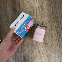 mixjergeen Press‑Top Toothpick Holder Hygienic Pink Toothpick Dispenser, Easy‑Access Design for Kitchen & Dining Table