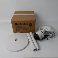 Bardoking Electric Fans Air Circulation Fan Standing Fan Remote Control Oscillating Quiet Strong Airflow for Home and Dorm