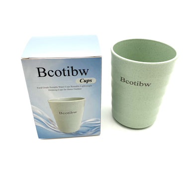 Bcotibw Cups BPA-Free Reusable Lightweight Green PP Drinking Cups For Home Outdoor Daily Hydration