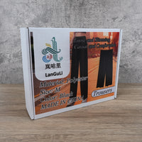 LanGuLi Women's Wide Leg Pants Relaxed Fit Nine-Tenths Length Trousers for Casual & Chic Everyday Wear