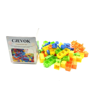 CJEVOK Construction toys Plastic Material Children Hands On Interactive Build Unique Structures Spatial Awareness Creative Thinking Construction Toys
