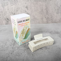 GELXGRIT Hair Clips Beige Square Hair Clip Secure Grip Smooth Edges