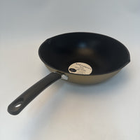 KAWASIMAYA Nonstick Frying Pan Dual-Spout Woks, Induction & Gas Stovetop Cookware