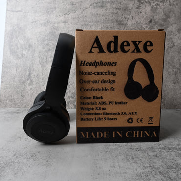 Adexe Headphones Over Ear Noise Cancelling High Quality Comfortable Immersive Sound for Music Gaming Calls