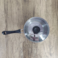 CHACHO High-Quality Stainless Steel Cooking Pot – Durable Construction & Modern Design, 6.2 Inches, Silver