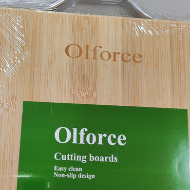 Olforce Eco-Friendly Bamboo Cutting Boards for Versatile Kitchen Use