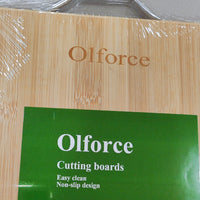 Olforce Eco-Friendly Bamboo Cutting Boards for Versatile Kitchen Use