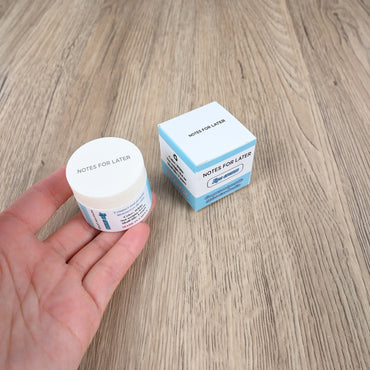 NOTES FOR LATER Brightening & Anti-Aging Eye Cream Hyaluronic Acid & Vitamin C Formula for Dark Circles & Wrinkles