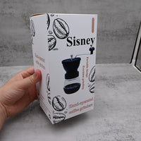 Sisney Premium Hand-Operated Coffee Grinders - Ceramic Burr Manual Coffee Mill with Adjustable Settings