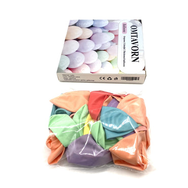 OMTAVORN Balloons Colorful Assorted Latex Balloons For Party Wedding Birthday Decoration Supplies