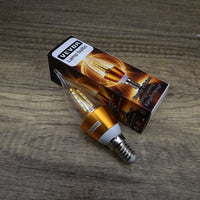 VEVOR Lamp Bulbs LED Candle Bulbs Warm Gold Finish Energy Efficient Soft Ambient Light