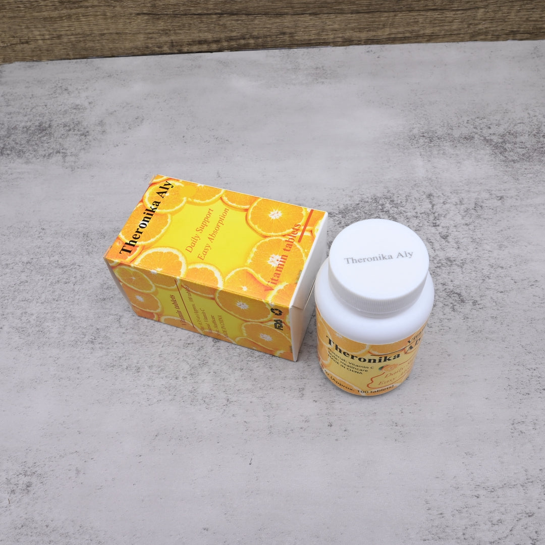Theronika Aly Vitamin Tablets Daily Supplement High Potency Immune Support Vitamin C Tablets Essential Nutrition Pills