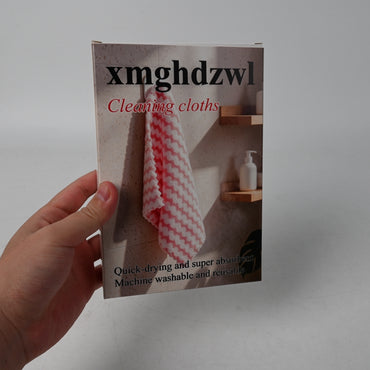 xmghdzwl Cleaning Cloths Soft Absorbent Pink Towel Quick Drying Reusable