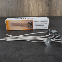 NOTES FOR LATER Eco-Friendly HTP-52 Candle Wicks for Lighting - High-Performance Cotton Wicks for Clean
