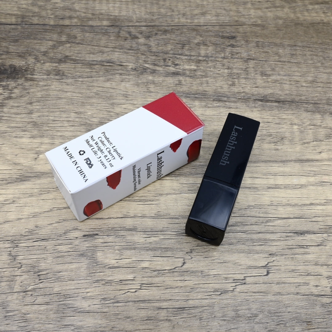 Lashhush Professional Matte Lipstick Cherry Red Color Premium Long Lasting Moisturizing Lipstick for All Day Wear