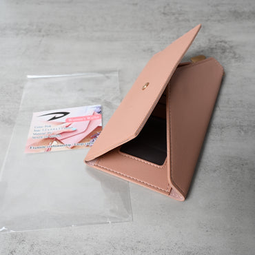 图标 Pink Purse for Women Trendy Lightweight Compact Wallet for Daily Use