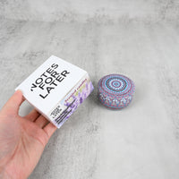 NOTES FOR LATER Lavender Scented Soy Wax Candle with Dried Petals Aromatherapy Candle for Sleep & Relaxation