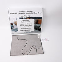 Deconovo's purpose: Saving our Earth with Sustainable Home Decor Premium Soft Travelling Rugs - Portable Comfort Floor Covering for Home and Travel