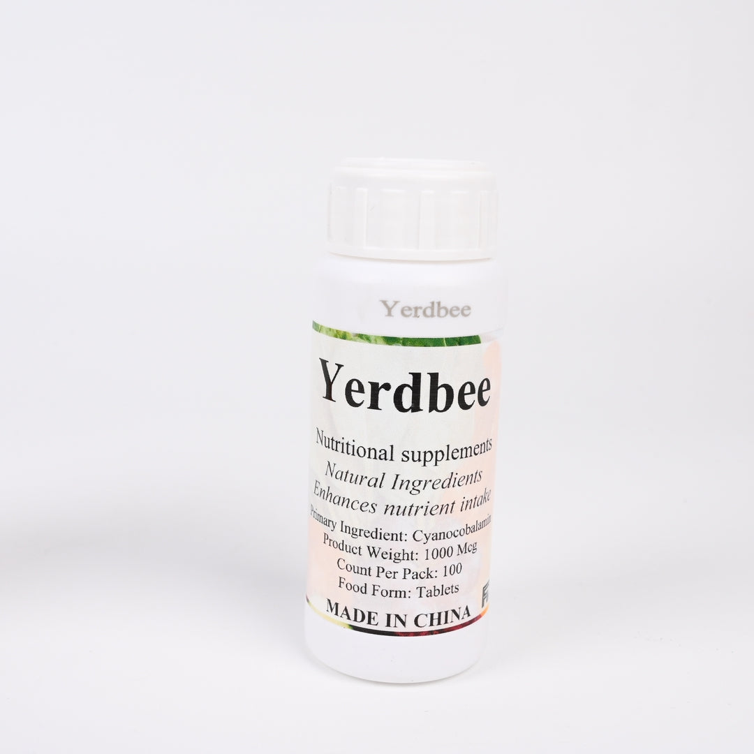Yerdbee High Potency B12 Nutritional Supplements Premium Vitamin B12 Dietary Supplements
