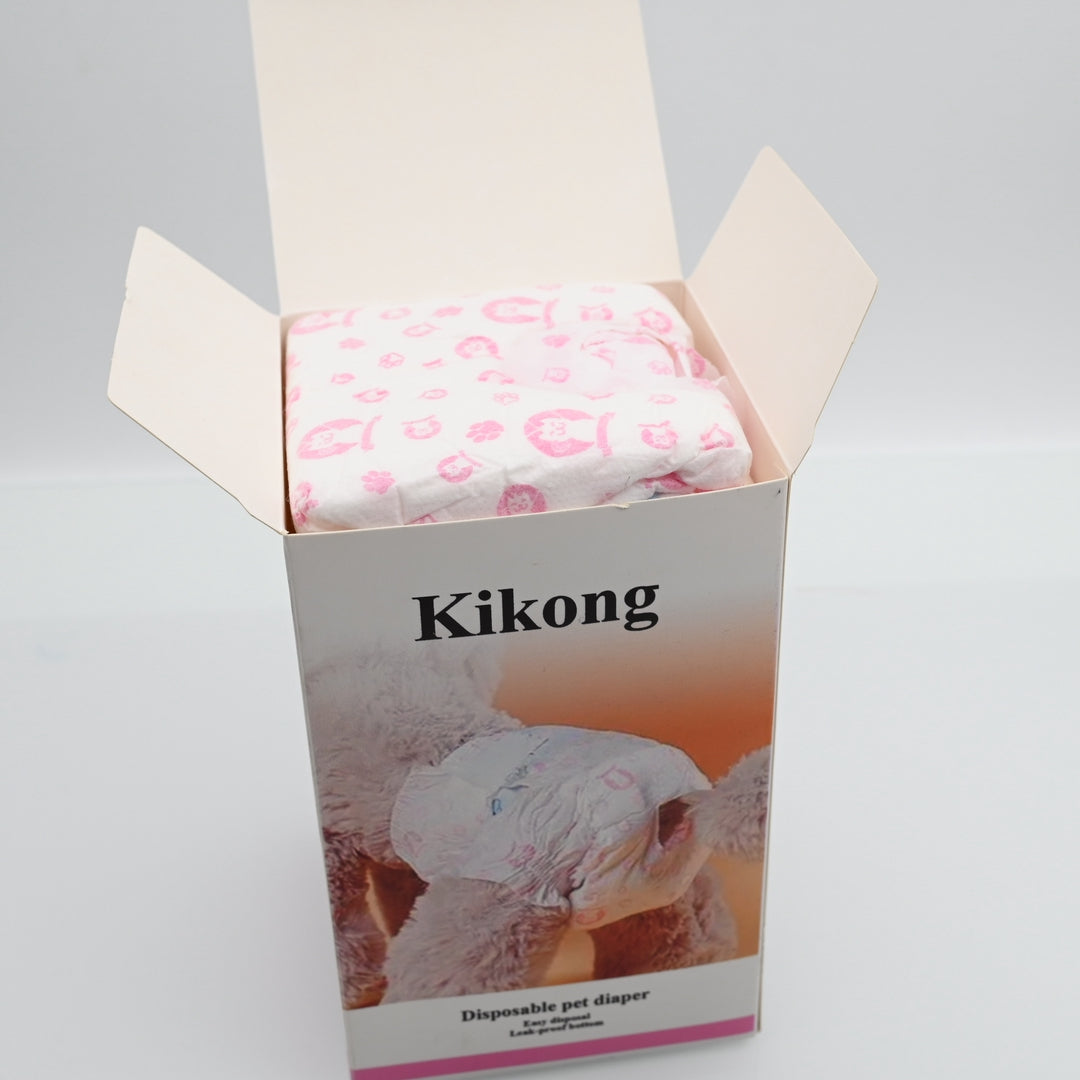 Kikong Disposable Pet Diapers - Comfortable and Secure Protection for Your Pet