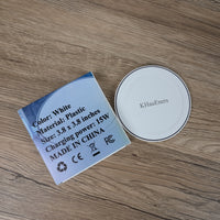 KHauEners Ultra-Thin 15W Fast Wireless Charger  Qi-Certified Wireless Chargers Slim Fast Charging Pad