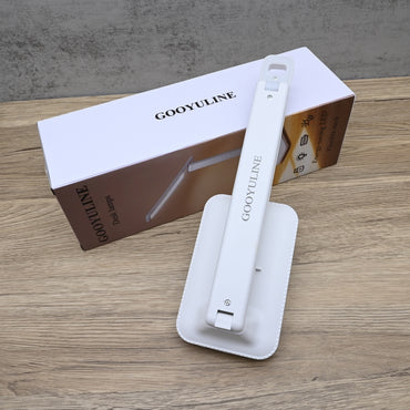 GOOYULINE Modern LED Desk Lamp Adjustable Arm Touch Control Study Reading Light with USB Port Office Table Lamp