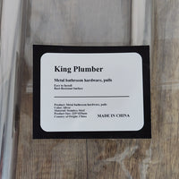 King Plumber Versatile and Secure Durable Stainless Steel Metal bathroom hardware, pulls - Ideal for Multiple Applications
