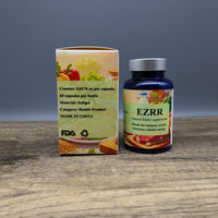 EZRR Natural Dietary Supplements Coenzyme Q10 Softgels Heart Health Immune Support Antioxidant Protection