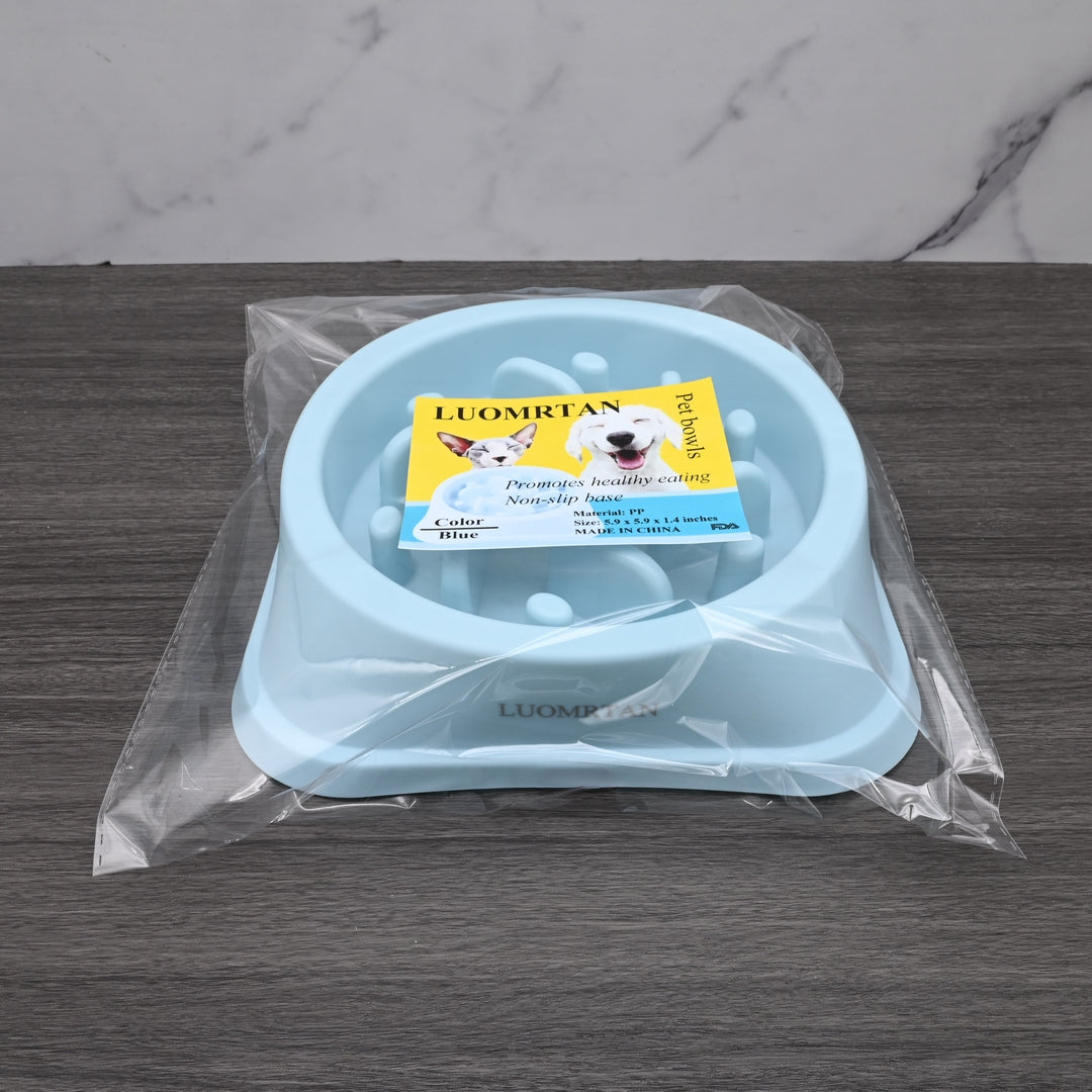LUOMRTAN Premium Pet Bowls: Interactive Slow Feeder Collection for Healthy Dining