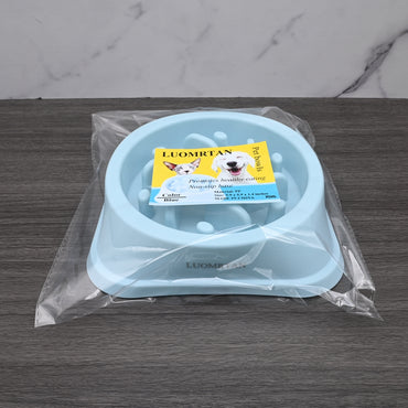 LUOMRTAN Premium Pet Bowls: Interactive Slow Feeder Collection for Healthy Dining