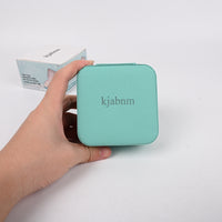 kjabnm Green Jewelry Storage Box Multi-Compartment Jewellery Cases for Organization