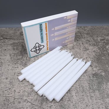 Candles for Lighting White Emergency Candles Long Thick Smokeless Odorless